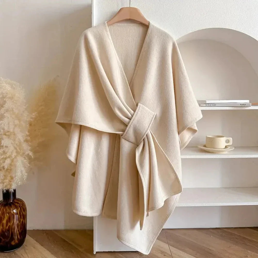 Conjunto Esencia Natural - Elegante poncho bufanda