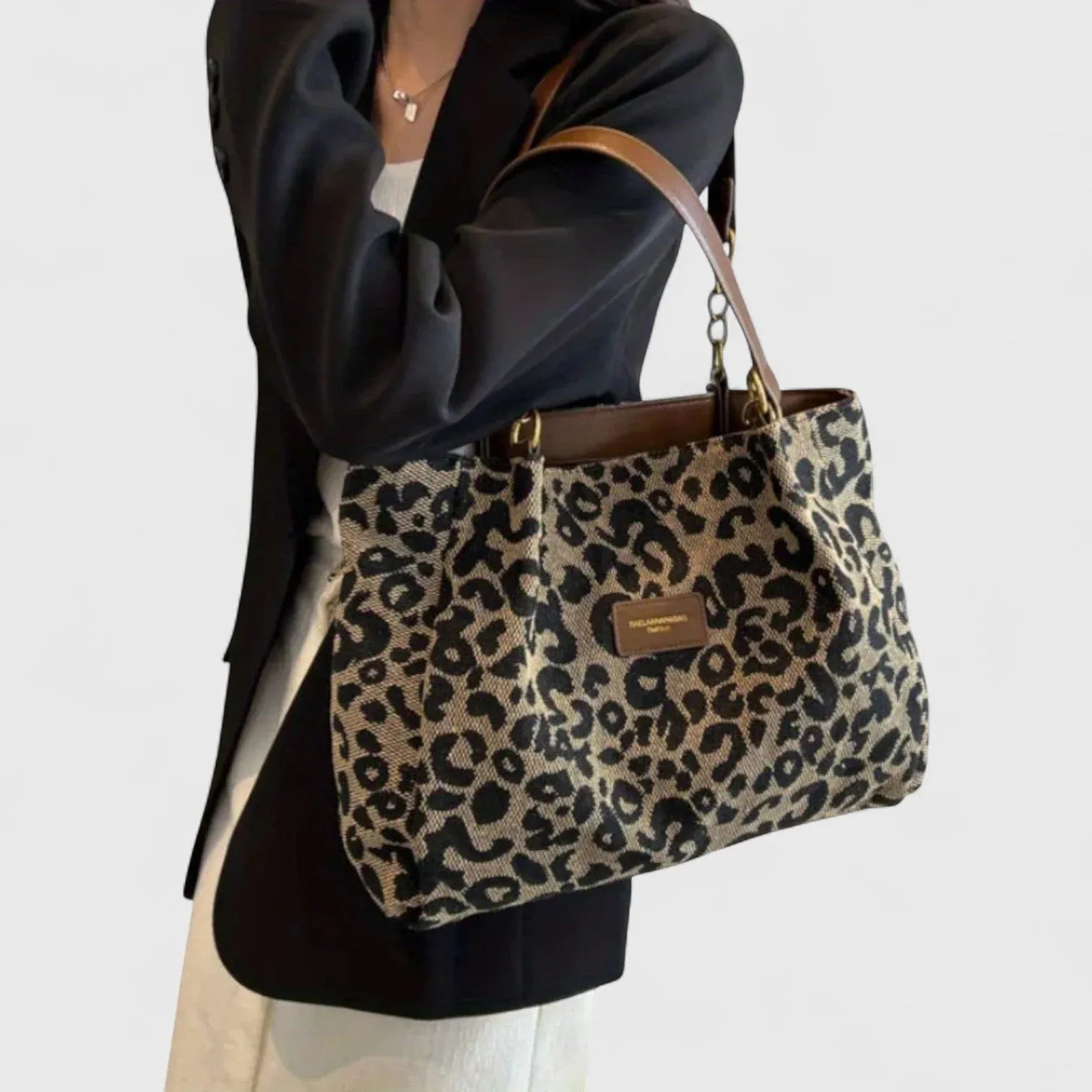 Bruna - Bolso con elegante motivo de leopardo
