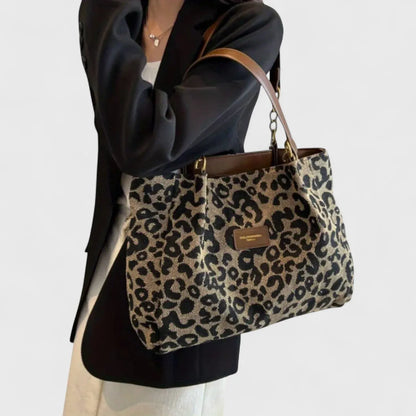 Bruna - Bolso con elegante motivo de leopardo