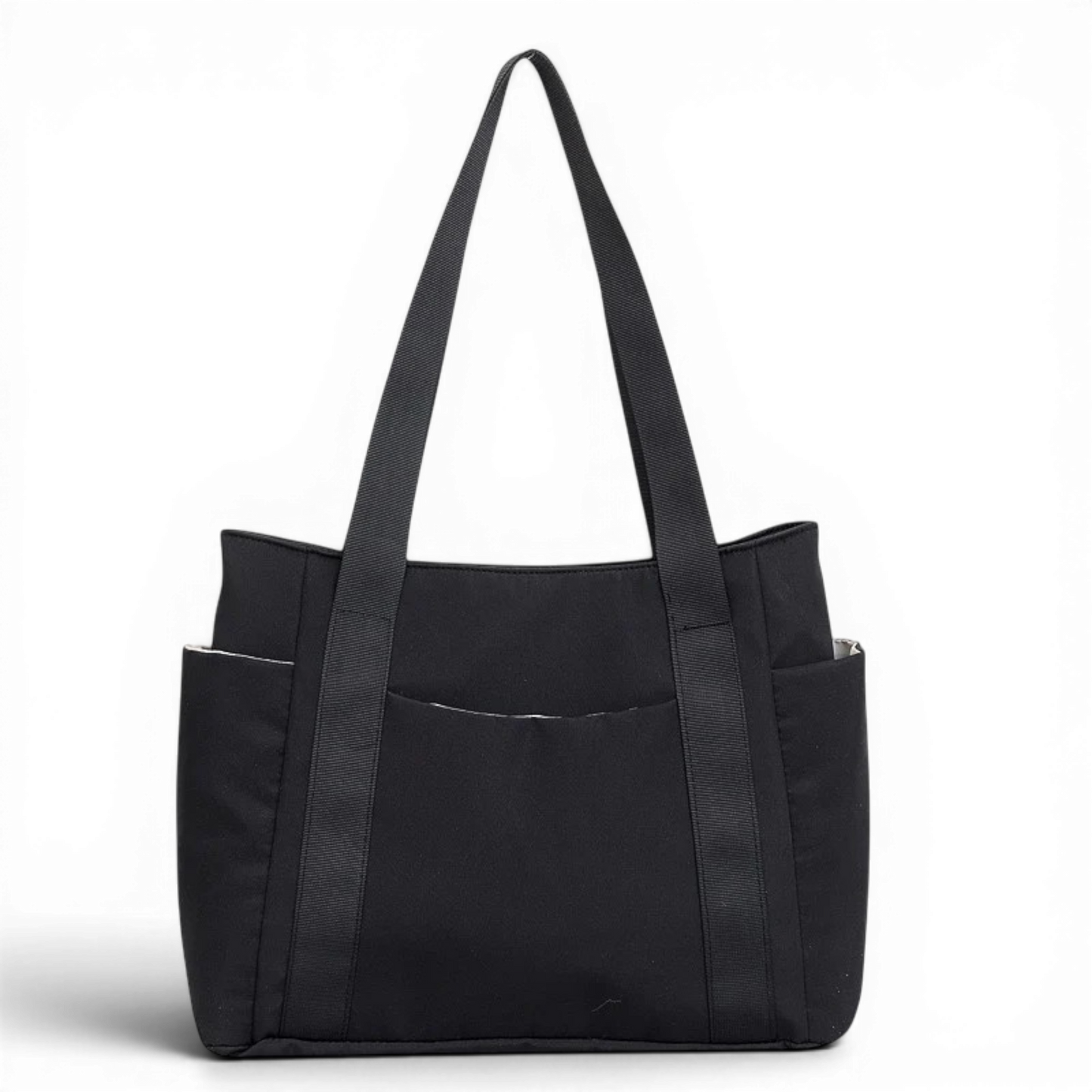 ADRI - Bolso Tote Grande en tejido - Negro - CARMEN VELVET
