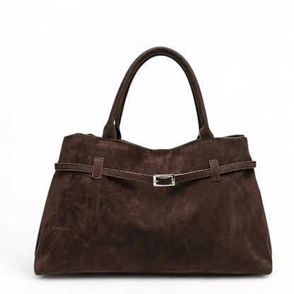 Arne - Bolso Grande elegante en ante - Café - CARMEN VELVET