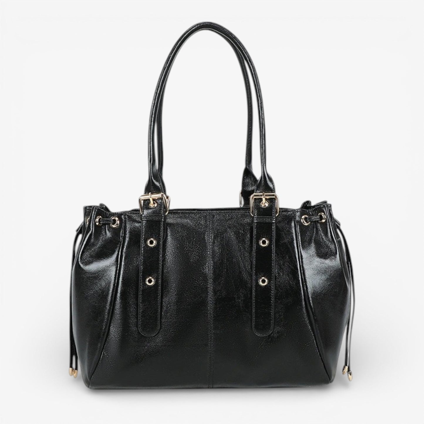 SANTRY - Bolso con brillante gran formato - Negro - CARMEN VELVET