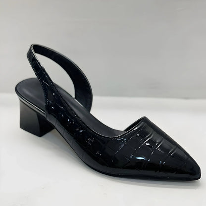 Alexia - Zapatos con tacón cuadrado elegante