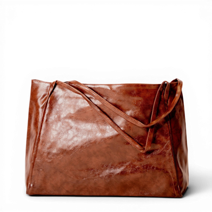 DALIA - Bolso Bandolera en cuero de tendencia Café - Café - CARMEN VELVET