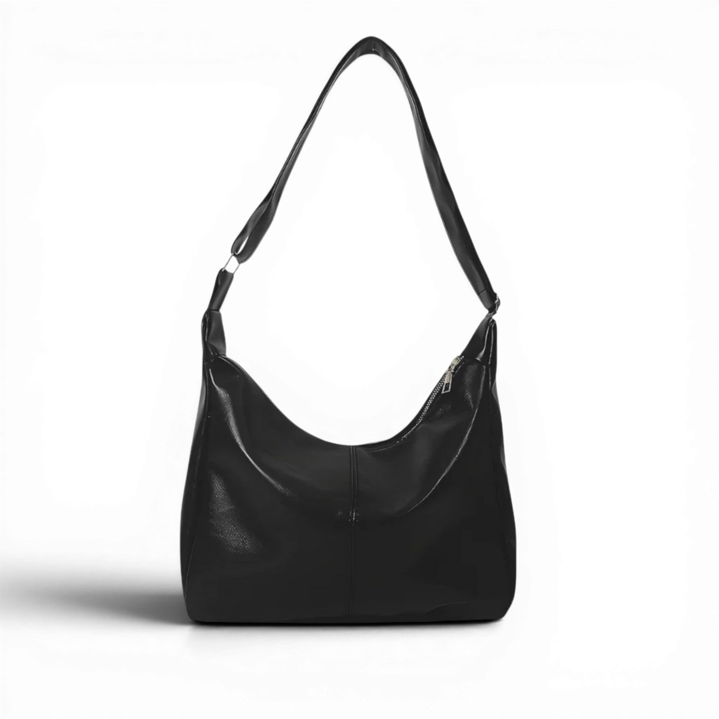 ASTRIA - Bolso Bandolera de tendencia en cuero - Negro - CARMEN VELVET