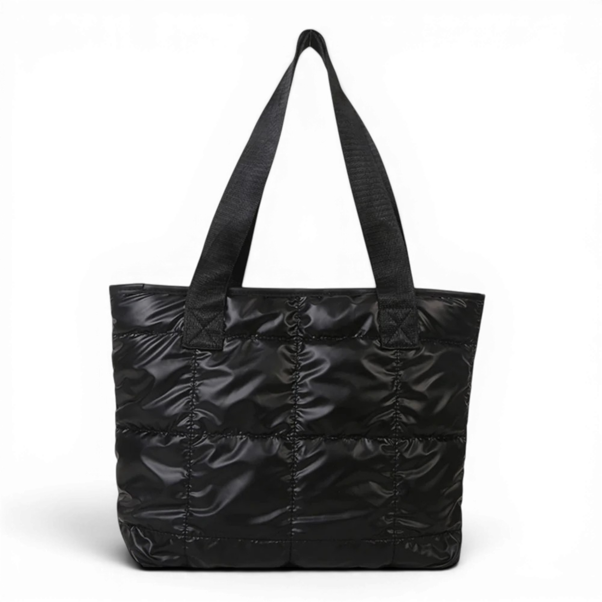 NEYLA - Bolso Grande acolchado - Negro - CARMEN VELVET