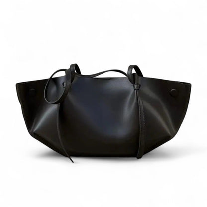 ANAE - Bolso en cuero liso elegante - CARMEN VELVET