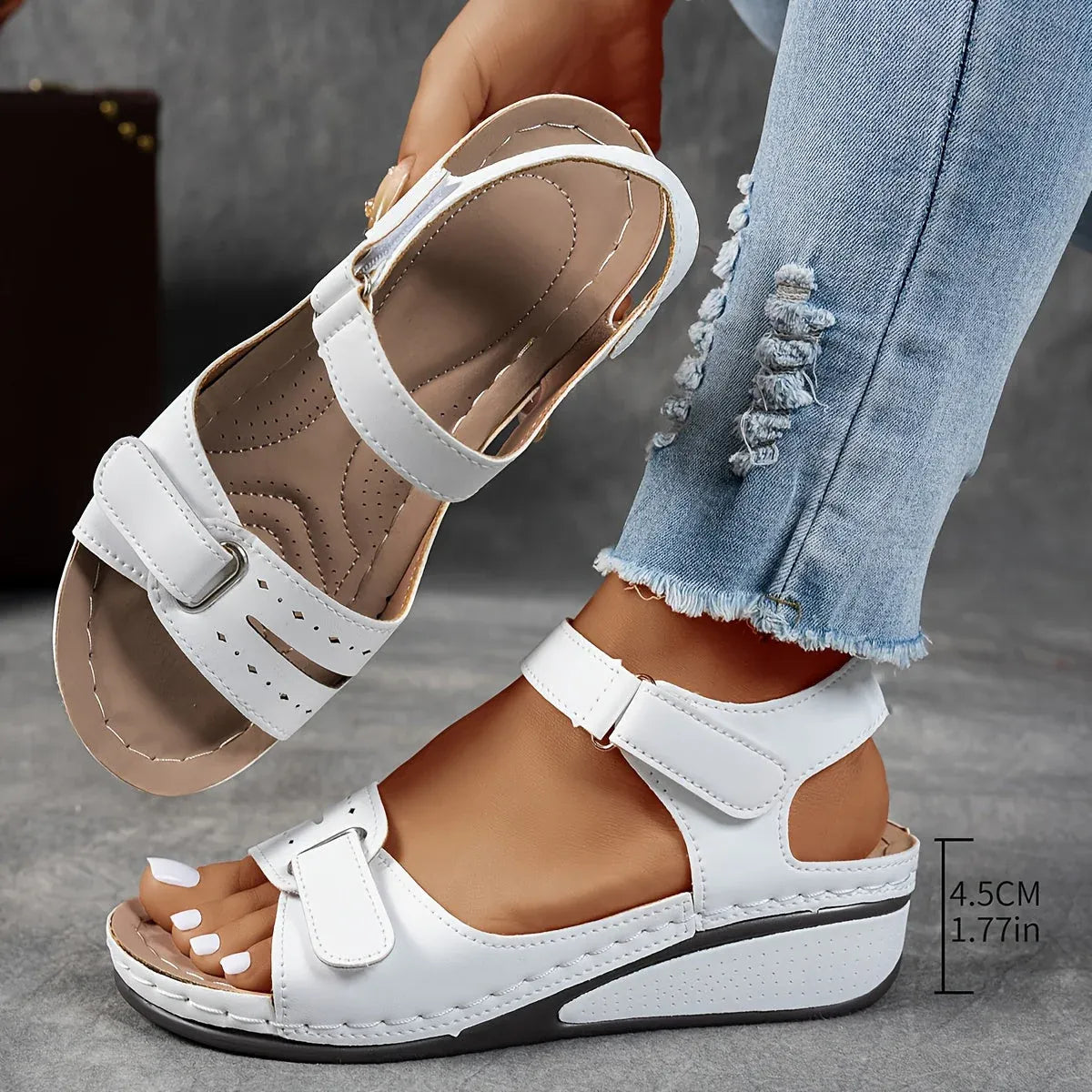 Clara - Sandalias ergonómicas de confort diario