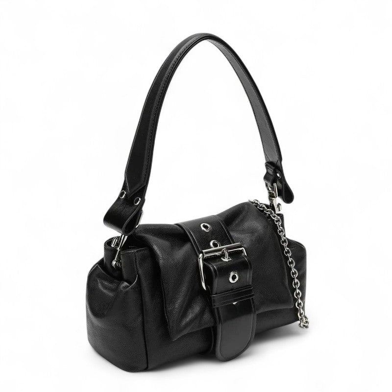 HAZEL - Bolso Pequeño en cuero con hebilla - CARMEN VELVET