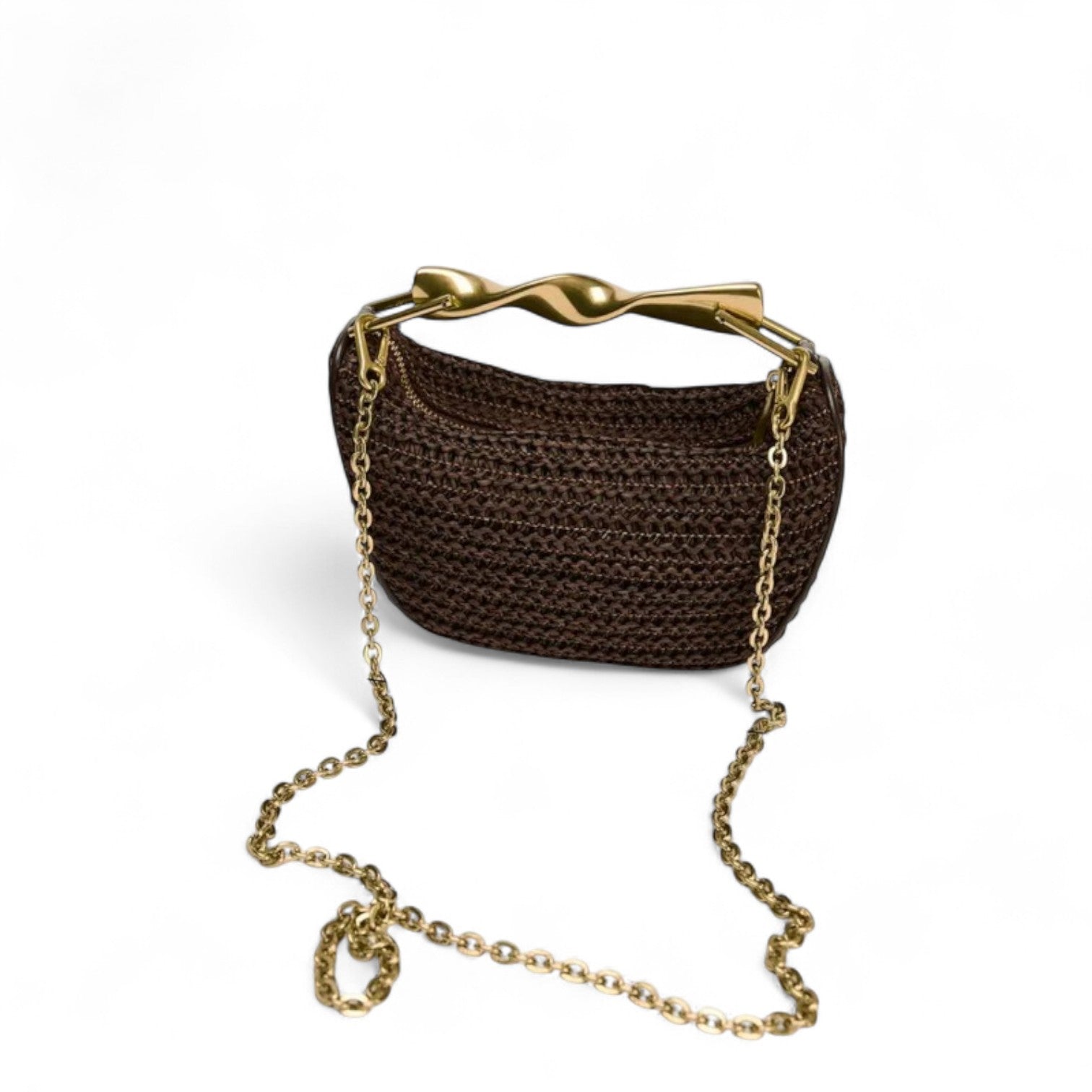 Mouna - Bolso Pequeño estilo trenzado - CARMEN VELVET