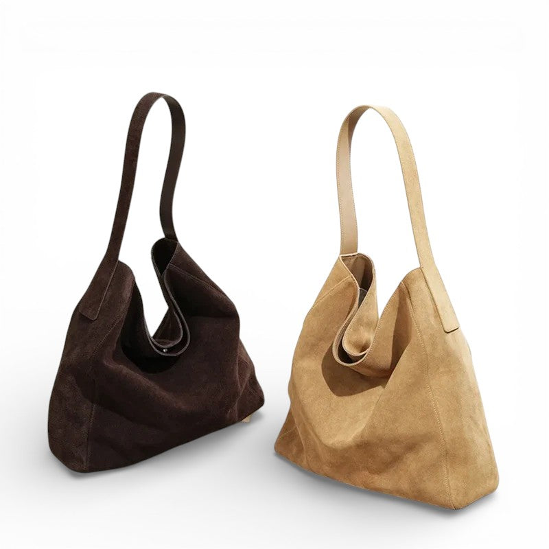 GANYA - Bolso Grande para el Día a Día suave en ante - CARMEN VELVET