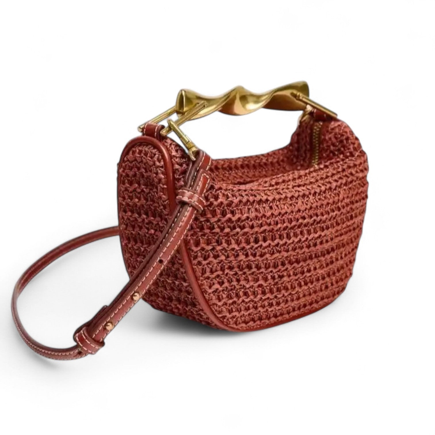 Mouna - Bolso Pequeño estilo trenzado - CARMEN VELVET