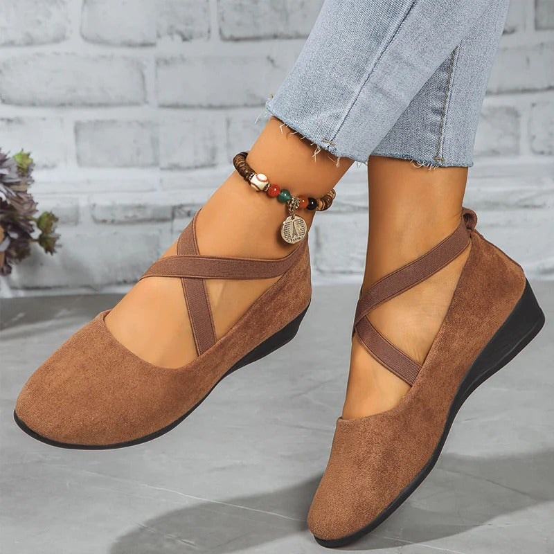 Elina - Zapatos ergonómicos de confort diario, ligeros y con suela de buen agarre