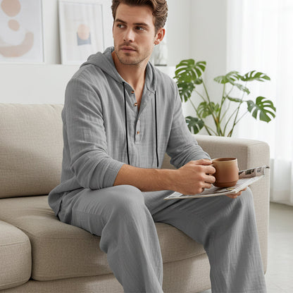 Winston - Conjunto de sudadera con capucha y pantalón de corte relajado