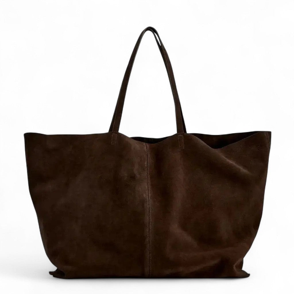 JOISE - Bolso Grande En ante - Café - CARMEN VELVET