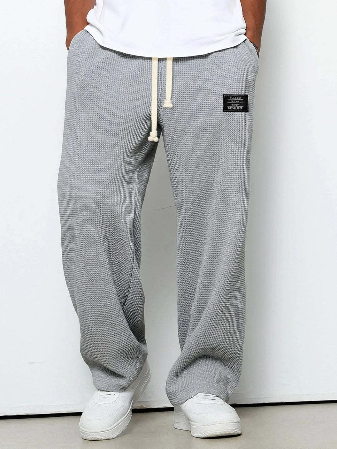 Samuel - Pantalón ancho con cintura ajustable