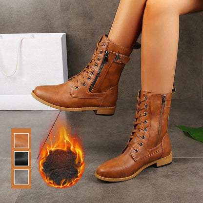 Valentina - Botas con soporte plantar de puntera redonda