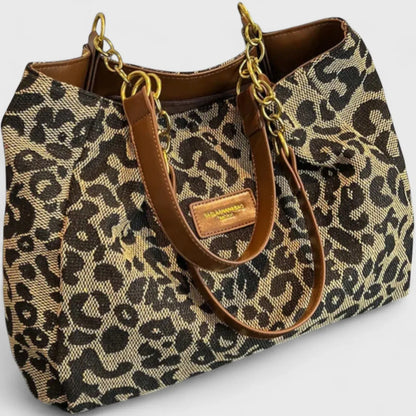 Bruna - Bolso con elegante motivo de leopardo