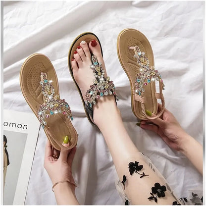 Bianca - Sandalias joya con diseño artesanal