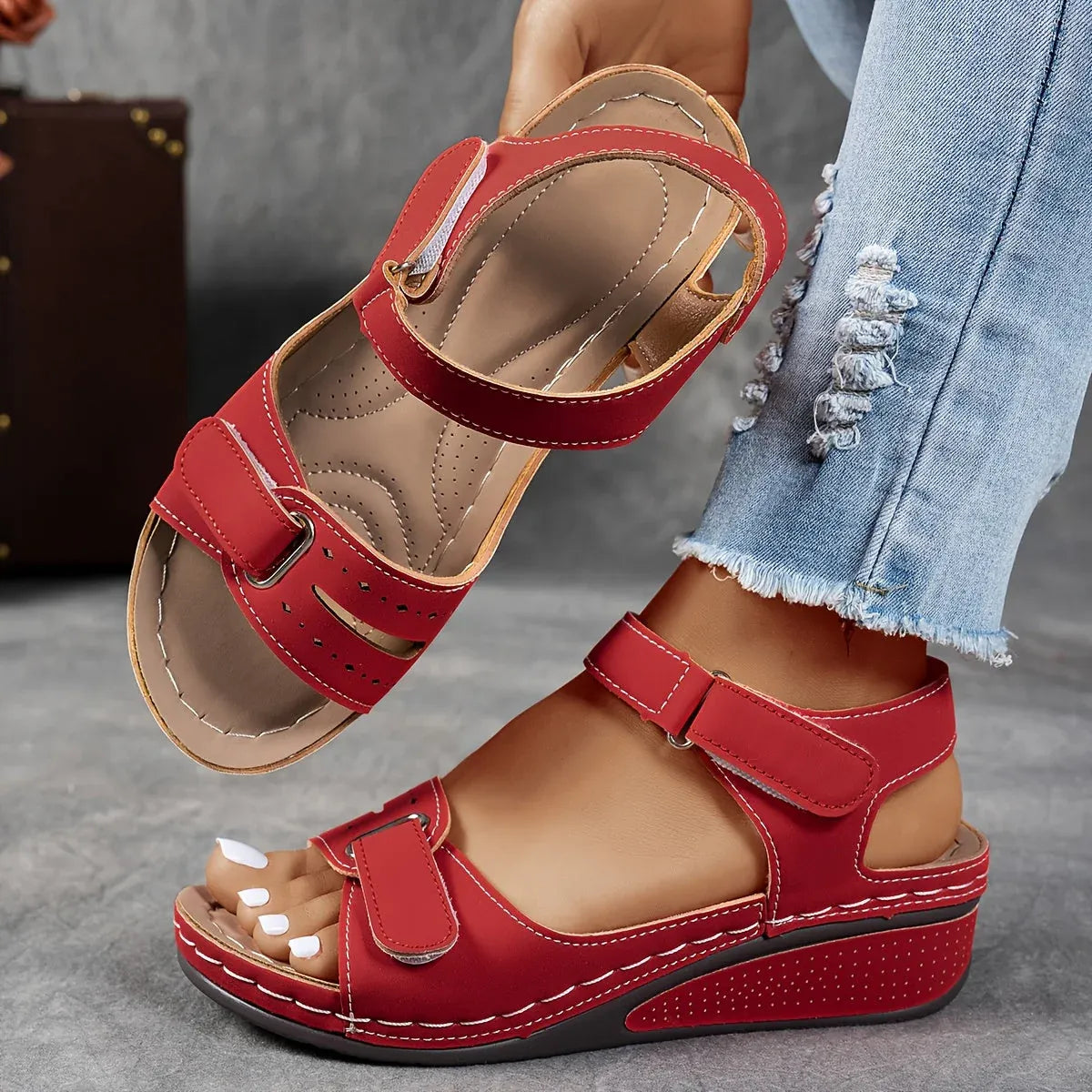 Clara - Sandalias ergonómicas de confort diario