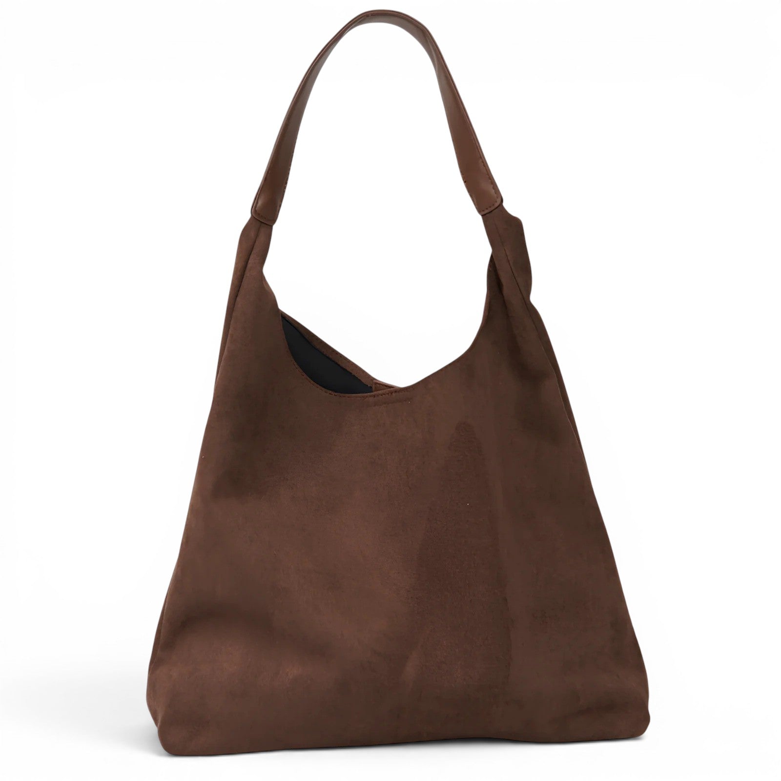 CLEA - Bolso Tote en ante - Café - CARMEN VELVET