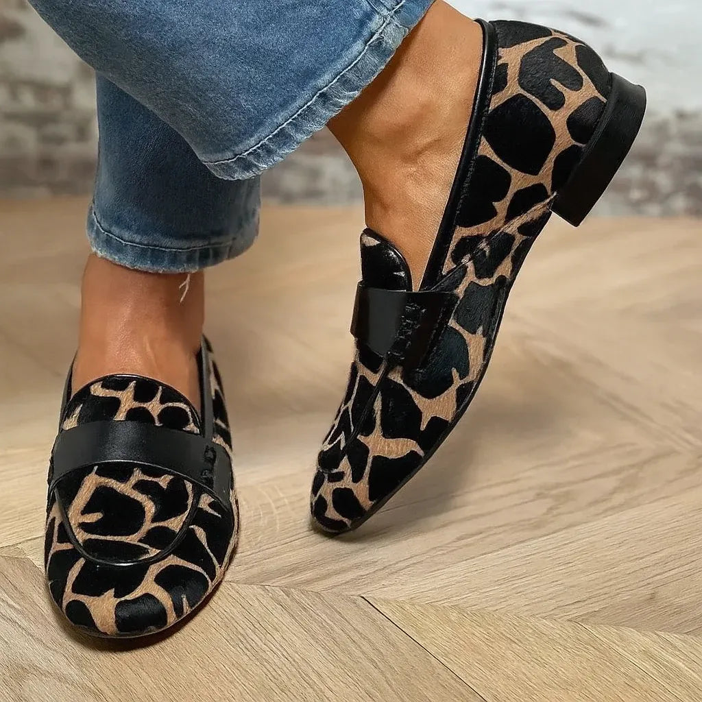 Isabela - Mocasines con motivo animal