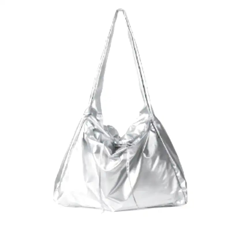 IRIS - Bolso Tote Grande Chic - Gris - CARMEN VELVET