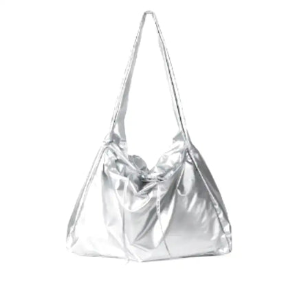 IRIS - Bolso Tote Grande Chic - Gris - CARMEN VELVET
