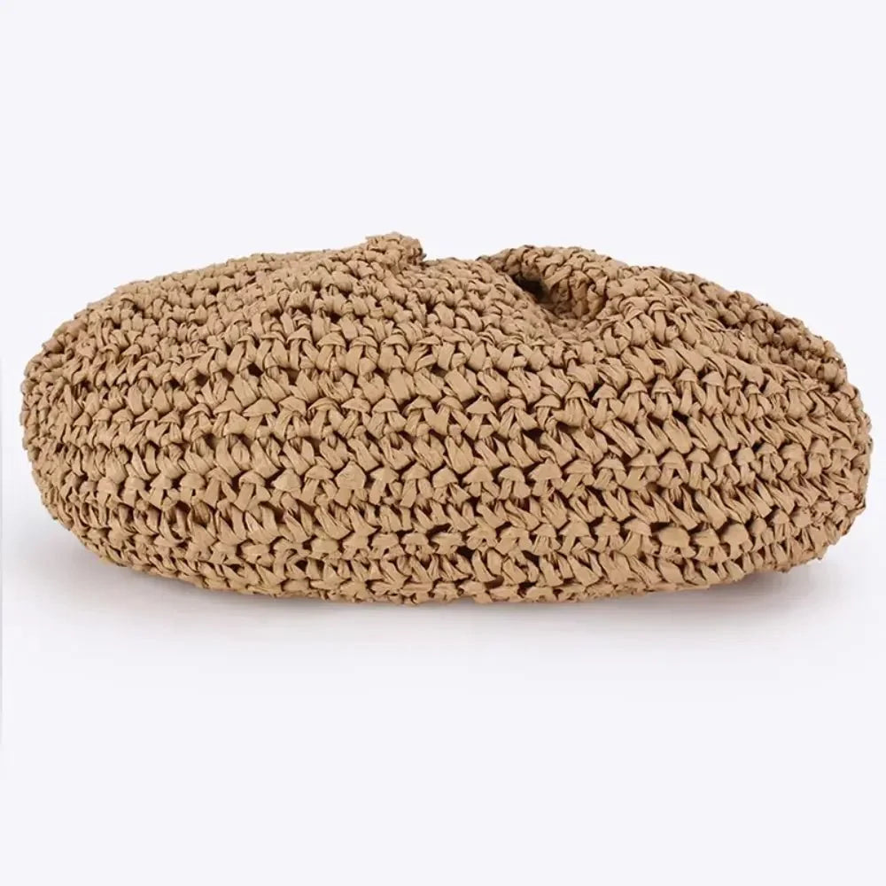 Aitana - Sac en paille avec coquillages et chaîne — image 6