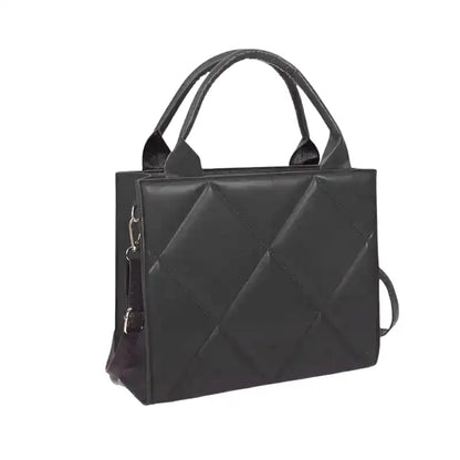 LISE - Bolso acolchado bandolera cuero liso - CARMEN VELVET