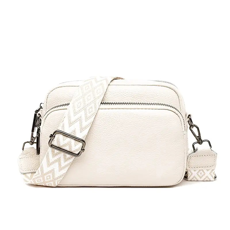 MARITZA - Bolso Bandolera colorido - Blanco - CARMEN VELVET