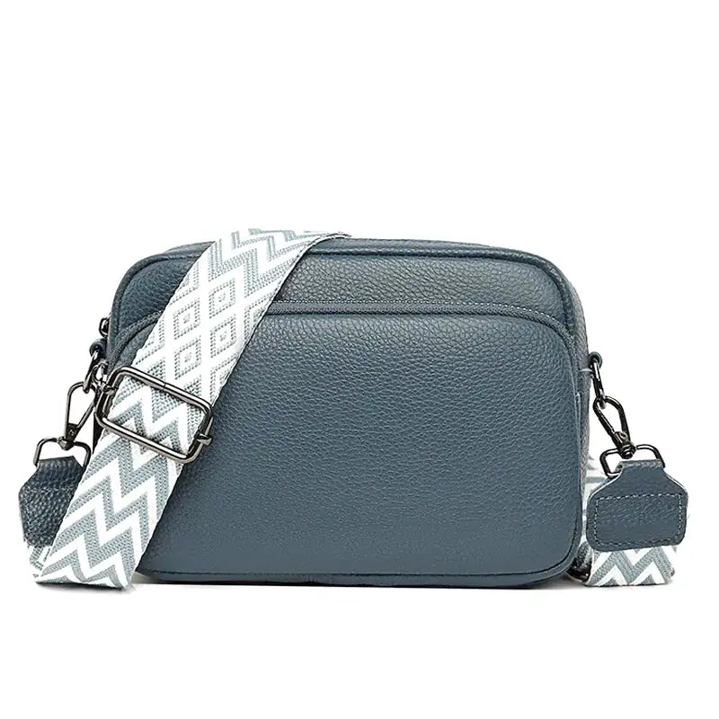 MARITZA - Bolso Bandolera colorido - Azul - CARMEN VELVET