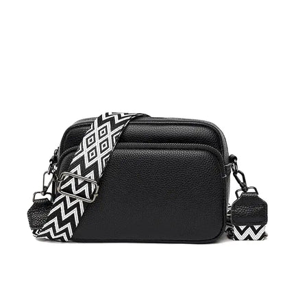 MARITZA - Bolso Bandolera colorido - Negro - CARMEN VELVET