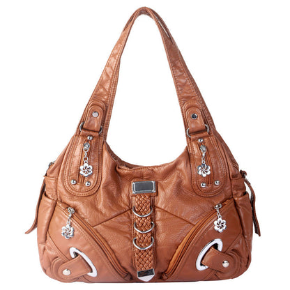 ANGEL - Bolso para el Día a Día multibolsillos de tendencia - Marrón - CARMEN VELVET