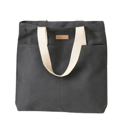 MARTINA - Bolso Tote en tejido estructurado - Negro - CARMEN VELVET