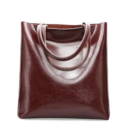 MATIDLE - Bolso para el Día a Día de cuero retro - Café - CARMEN VELVET