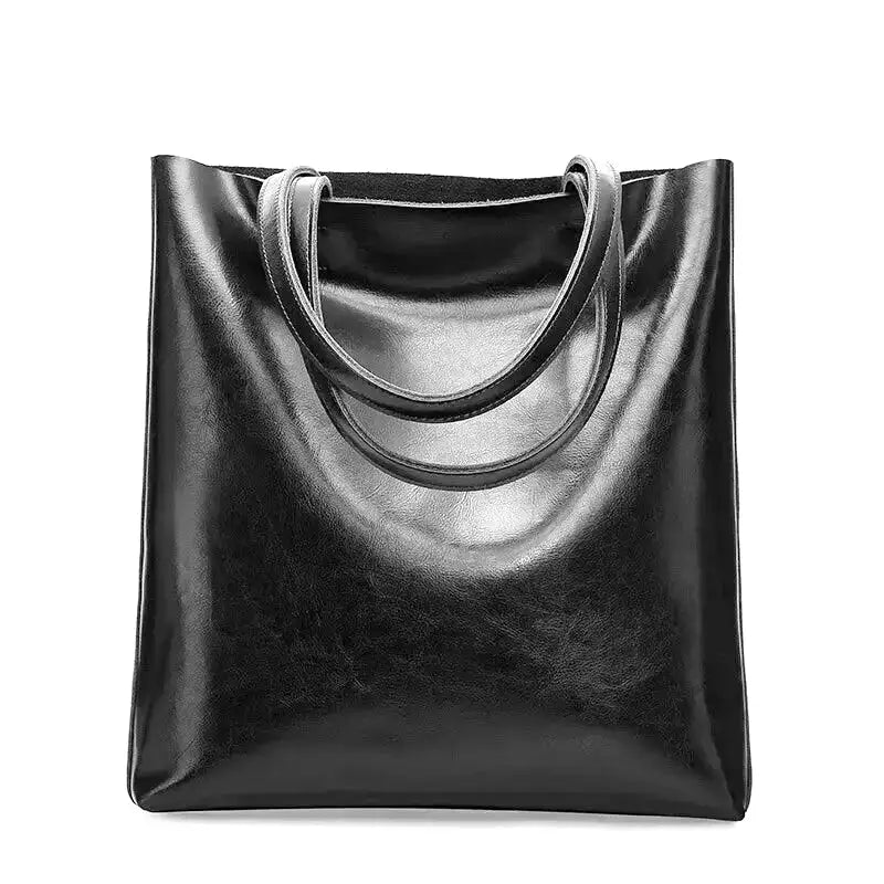 MATIDLE - Bolso para el Día a Día de cuero retro - Negro - CARMEN VELVET