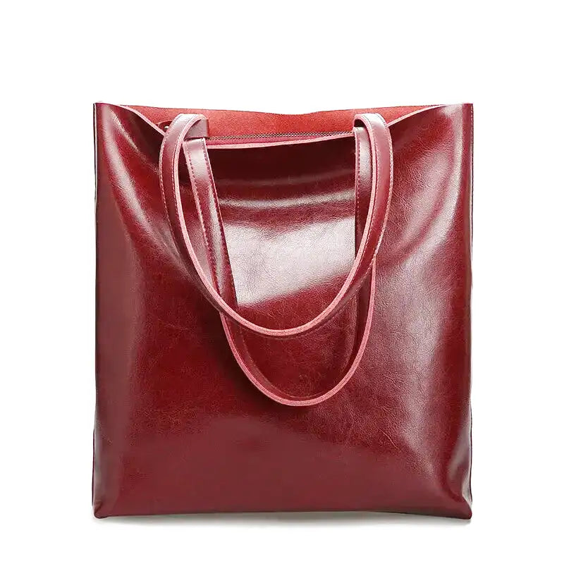 MATIDLE - Bolso para el Día a Día de cuero retro - Rojo - CARMEN VELVET