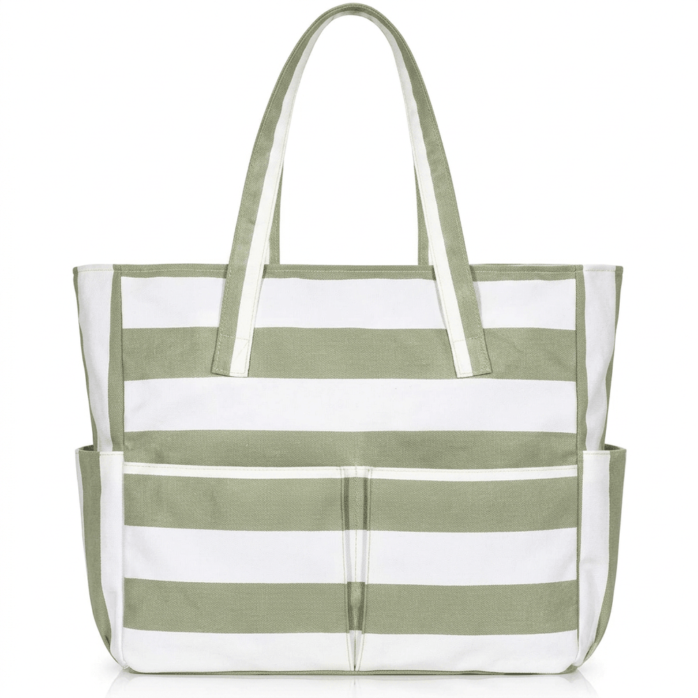 Leire - Sac de plage transparent avec poches — image 1