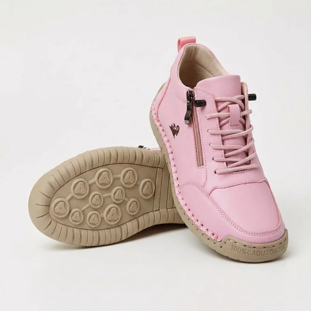 Amaia - Zapatillas ergonómicas de confort diario con cremallera