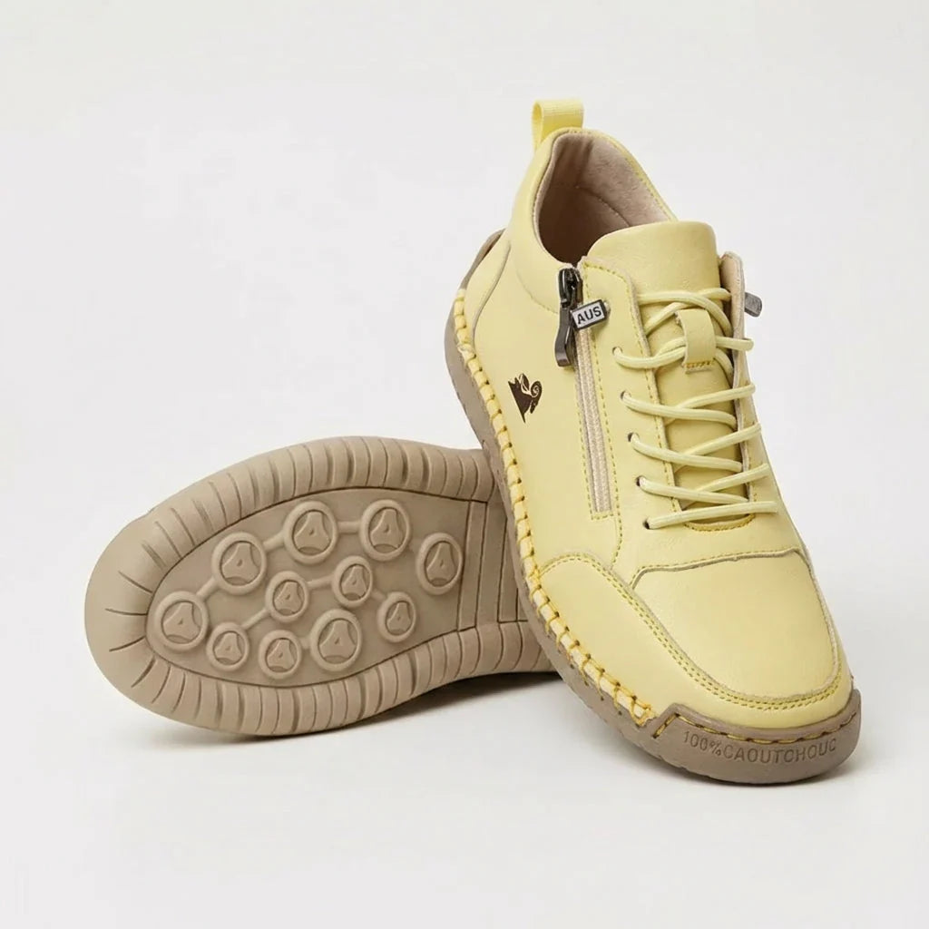 Amaia - Zapatillas ergonómicas de confort diario con cremallera