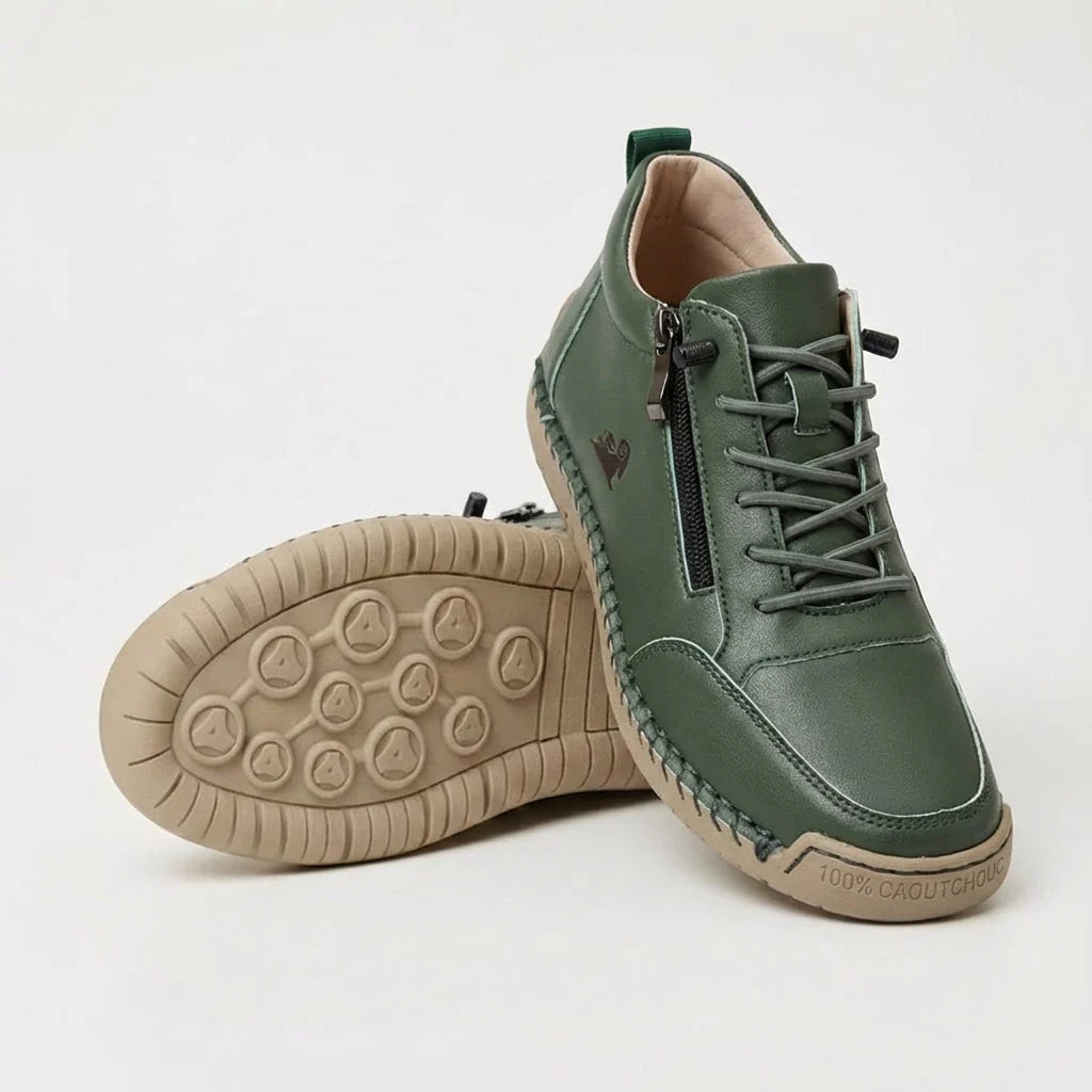Amaia - Zapatillas ergonómicas de confort diario con cremallera