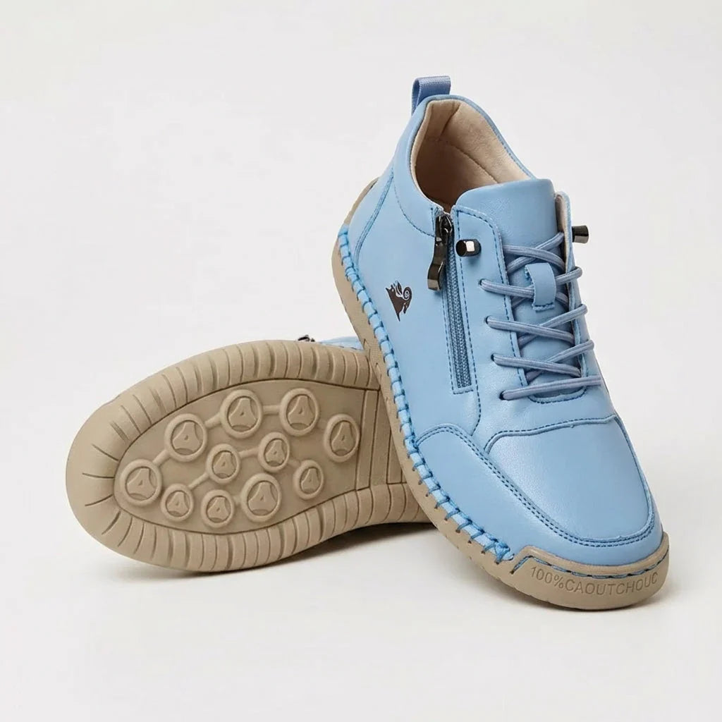 Amaia - Zapatillas ergonómicas de confort diario con cremallera