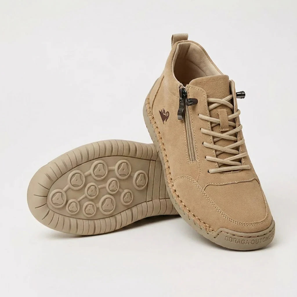Amaia - Zapatillas ergonómicas de confort diario con cremallera