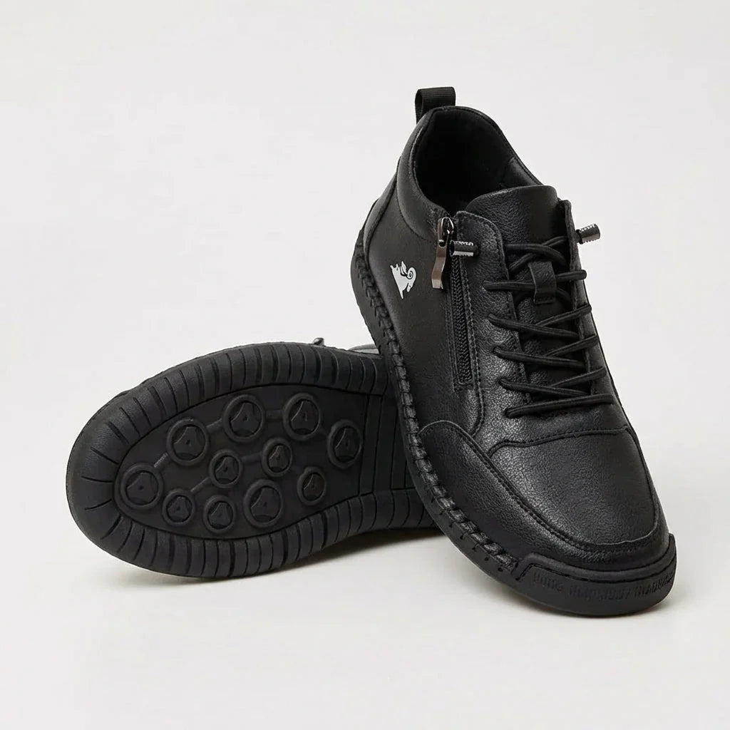 Amaia - Zapatillas ergonómicas de confort diario con cremallera