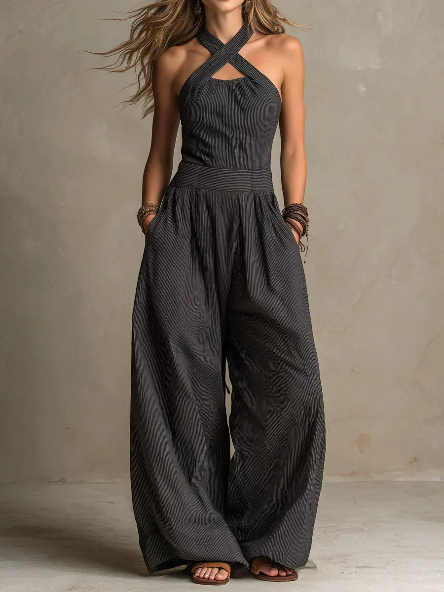 CLEO - Mono con Elegante escote envolvente