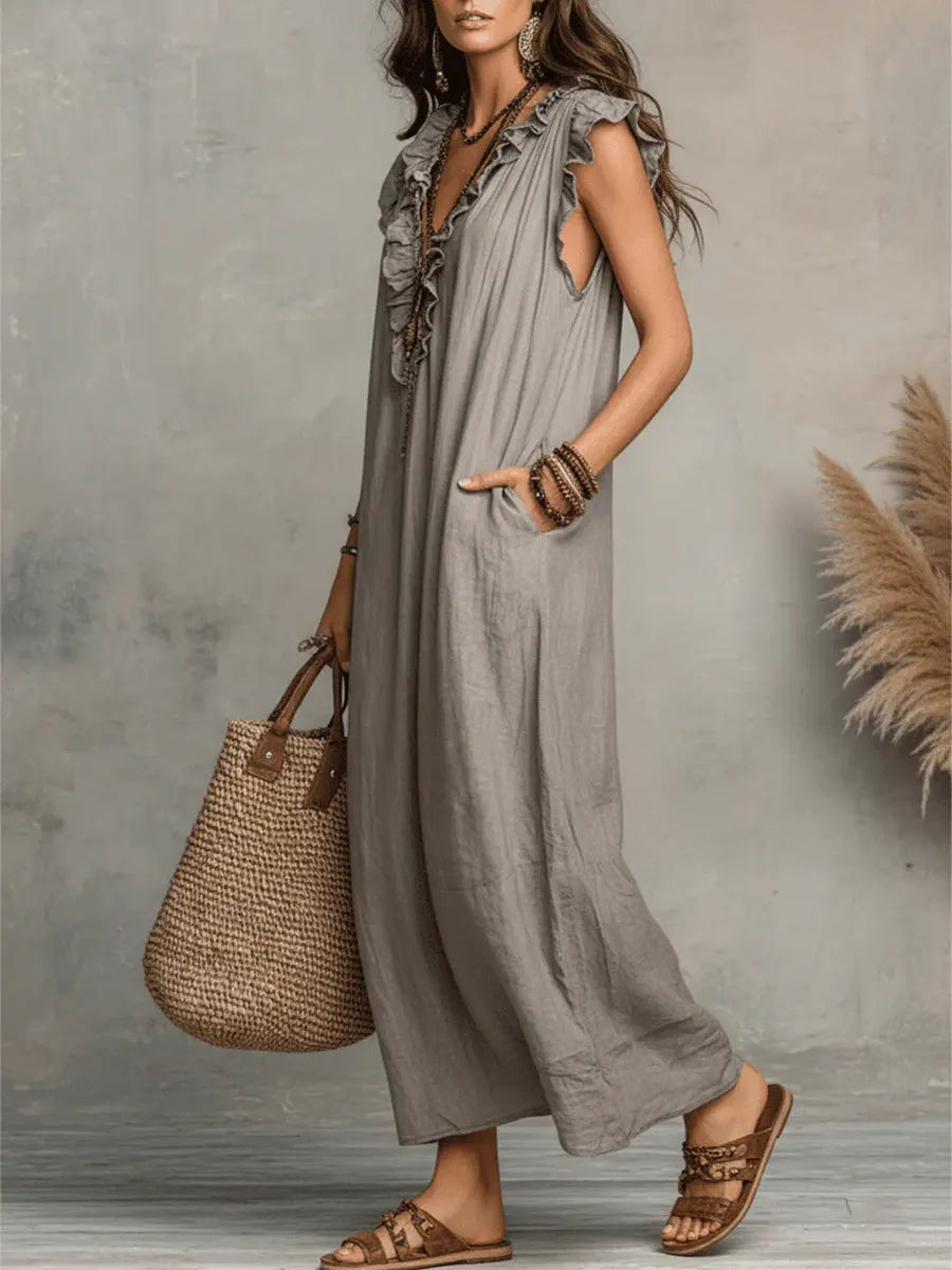 Leonor - Vestido largo Bohemio