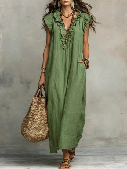 Paula - Vestido largo Bohemio