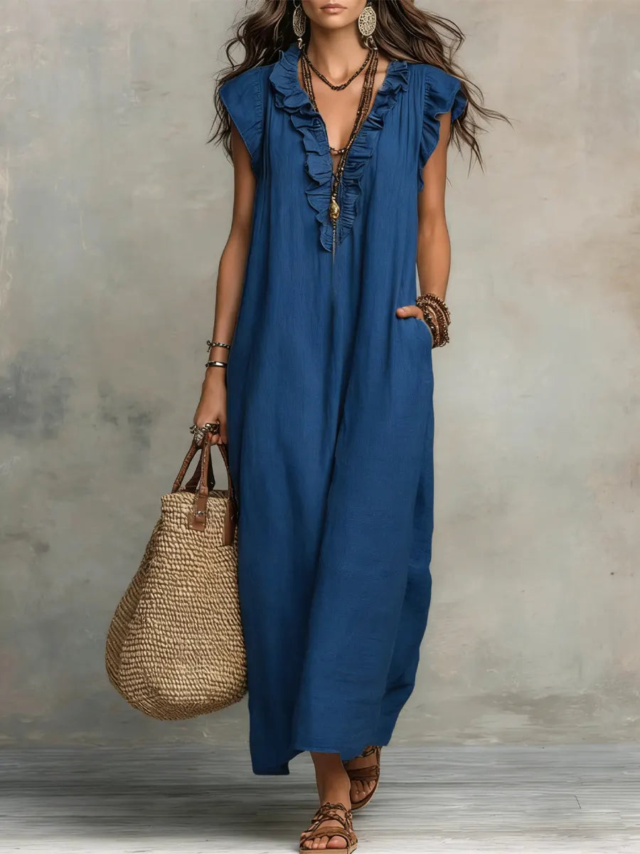 Paula - Vestido largo Bohemio