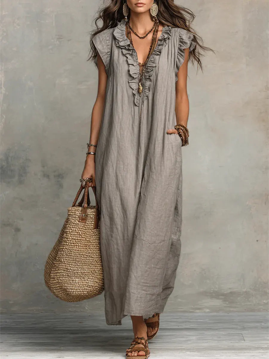 Leonor - Vestido largo Bohemio